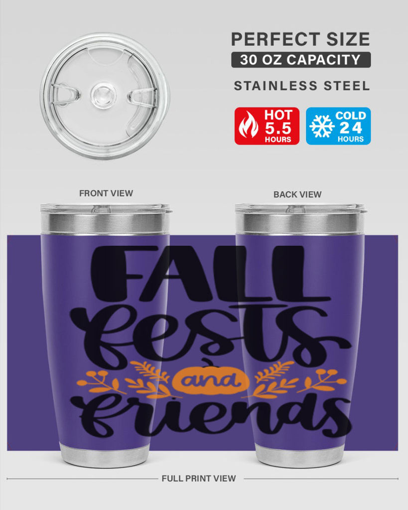 Fall Fests And Friends 484#- fall- Tumbler