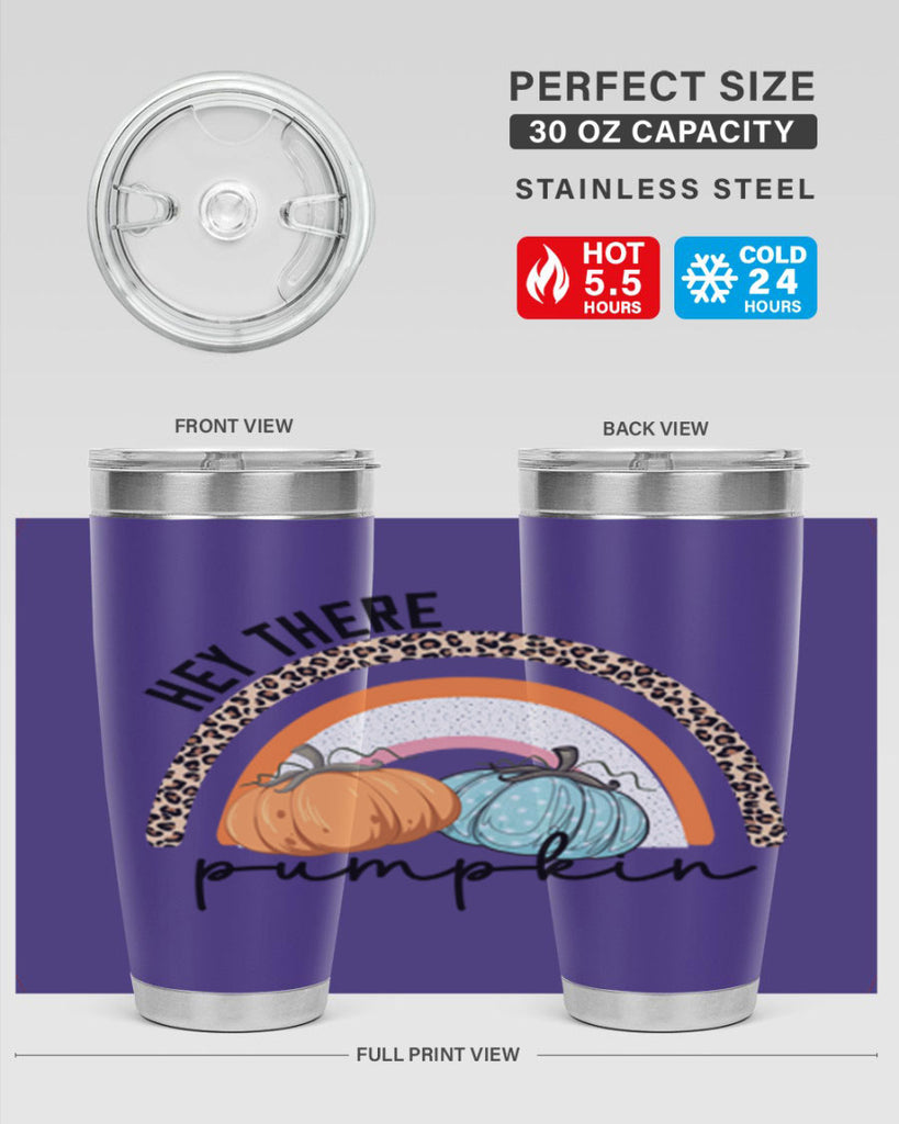 Fall Hey There Pumpkin 103#- fall- Tumbler