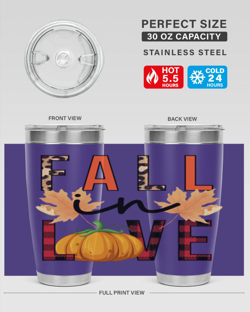 Fall in Love 104#- fall- Tumbler
