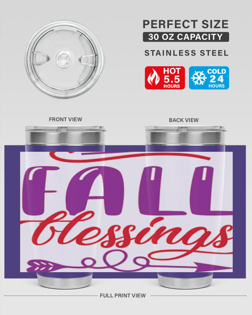 FallBlessingsdesign 146#- fall- Tumbler