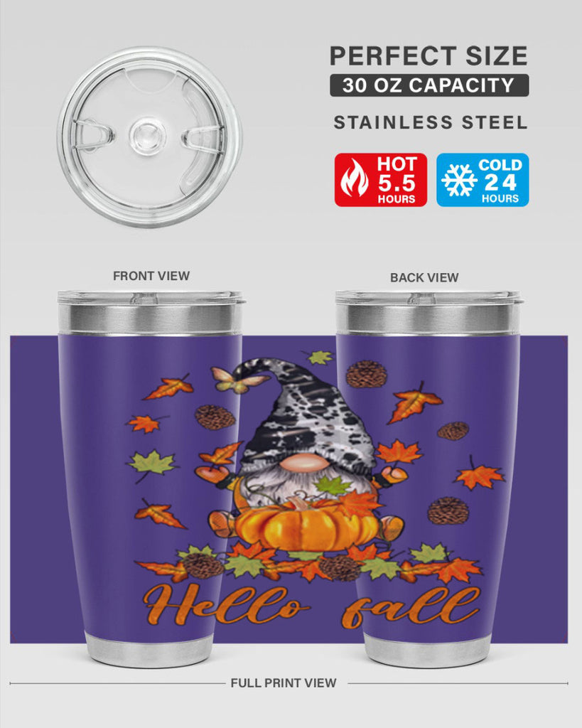 FallGnomeHelloAutumn 150#- fall- Tumbler