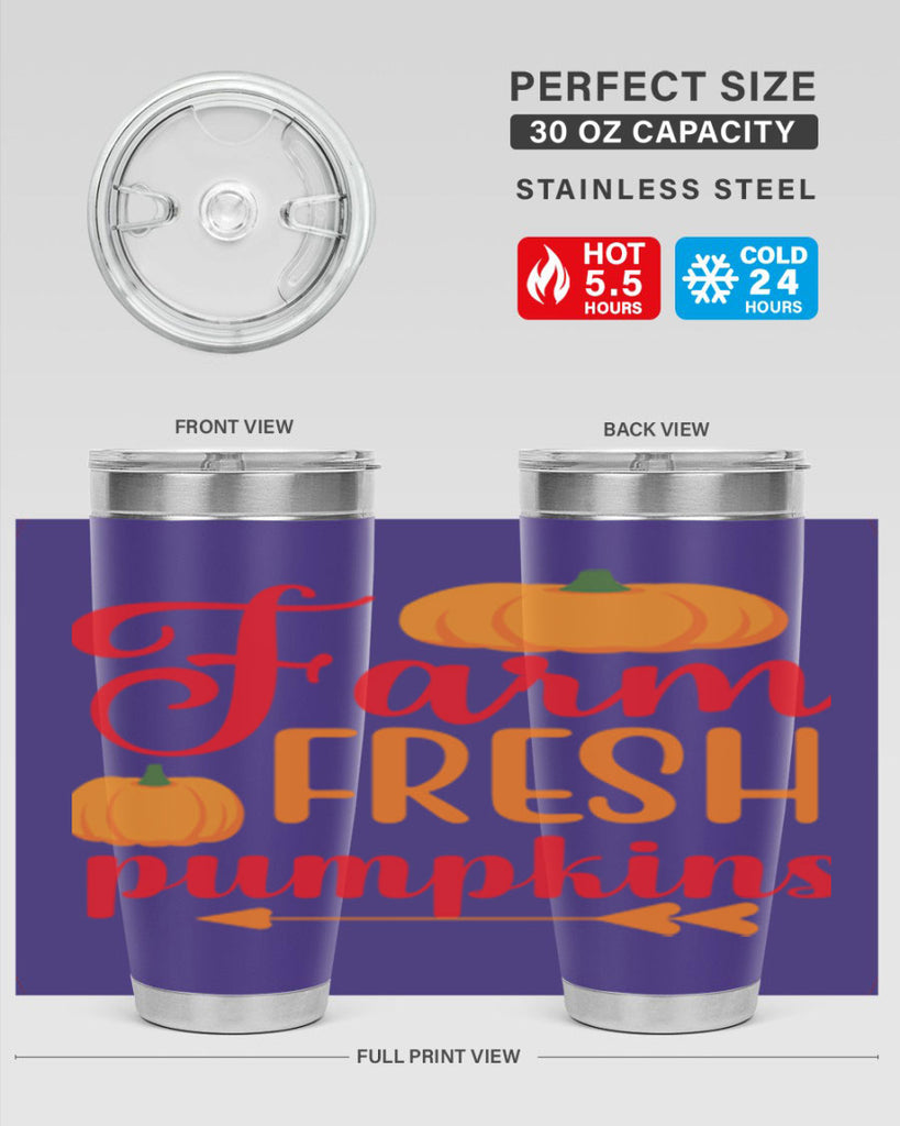 FarmFreshPumpkins 177#- fall- Tumbler