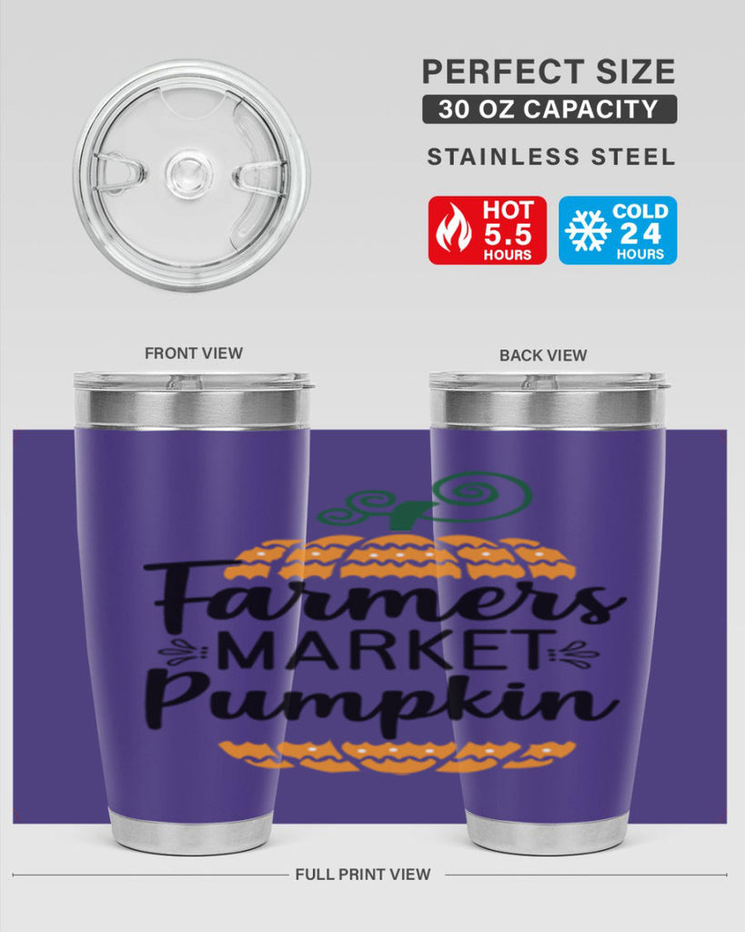 Farmersmarketpumpkin 179#- fall- Tumbler