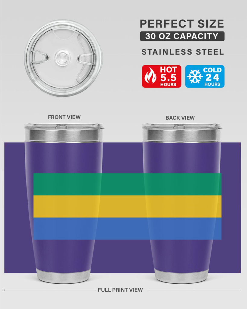 Gabon 136#- world flags- Tumbler