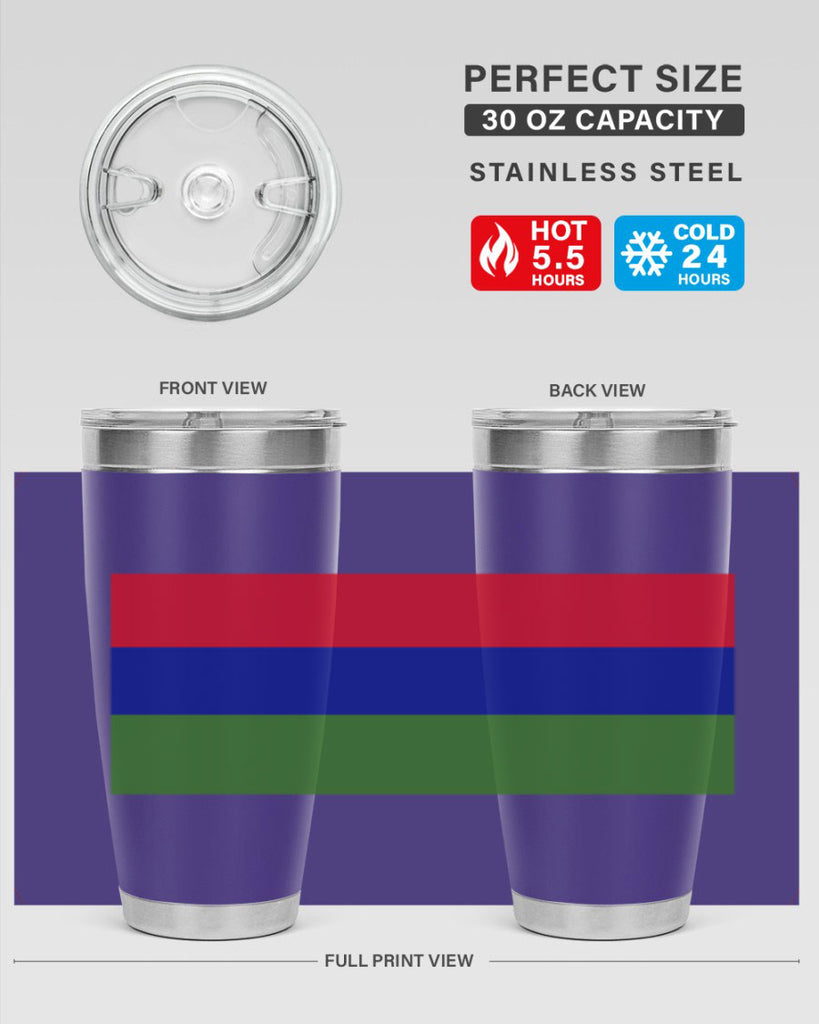 Gambia 135#- world flags- Tumbler