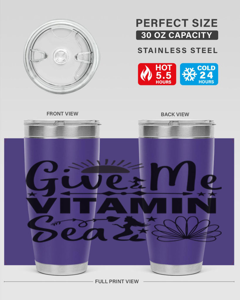 Give Me Vitamin Sea 194#- mermaid- Tumbler