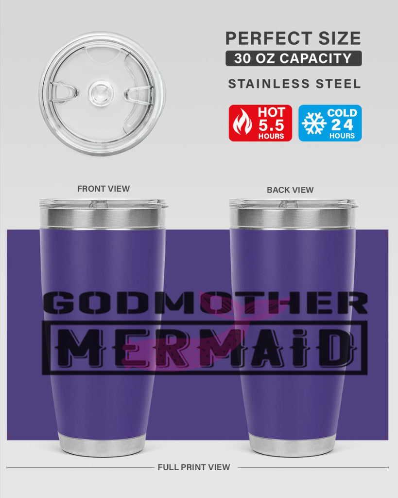 Godmother mermaid 196#- mermaid- Tumbler