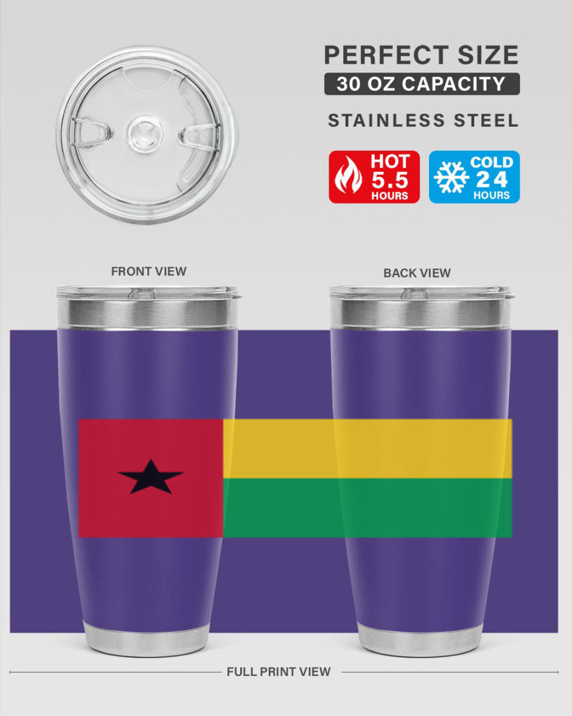 GuineaBissau 128#- world flags- Tumbler