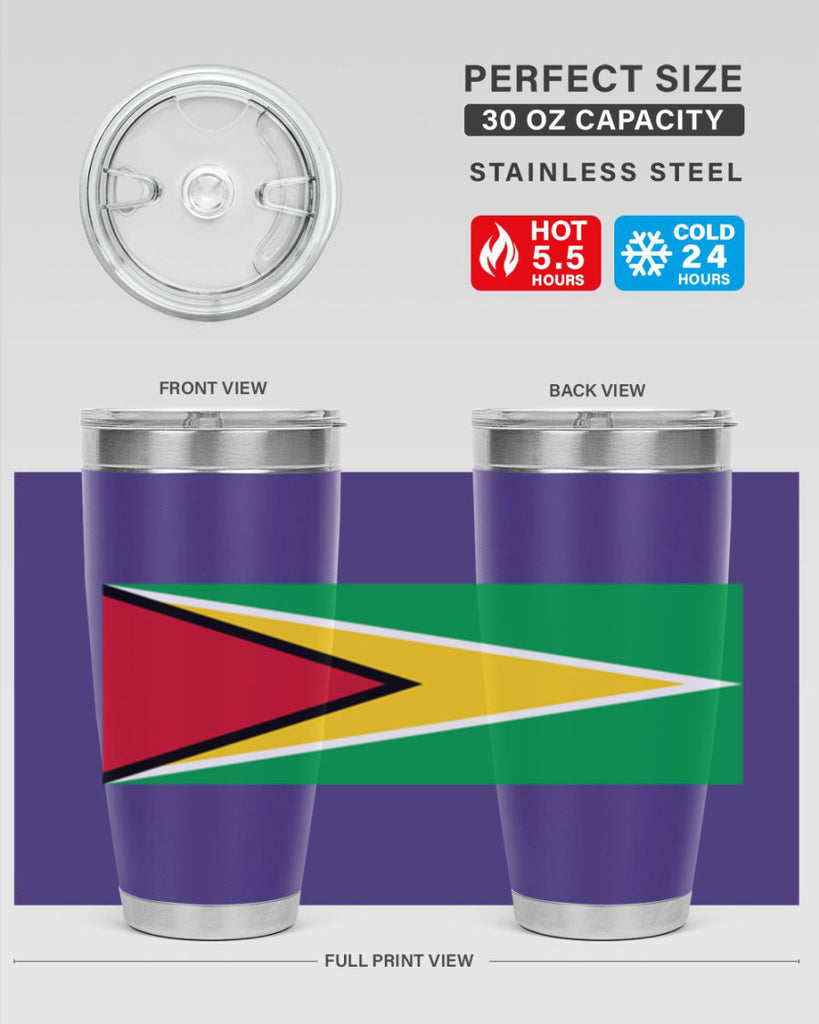 Guyana 126#- world flags- Tumbler