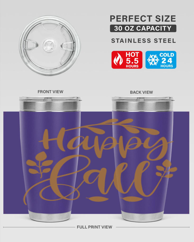 Happy Fall 236#- fall- Tumbler