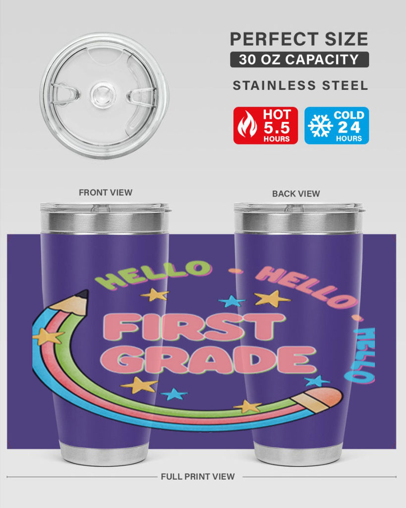 Hello 1st Grade Pencil 15#- 1st grade- Tumbler