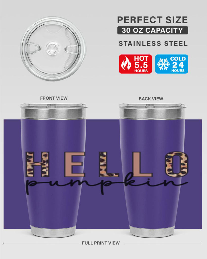 Hello Pumpkin Fall 291#- fall- Tumbler