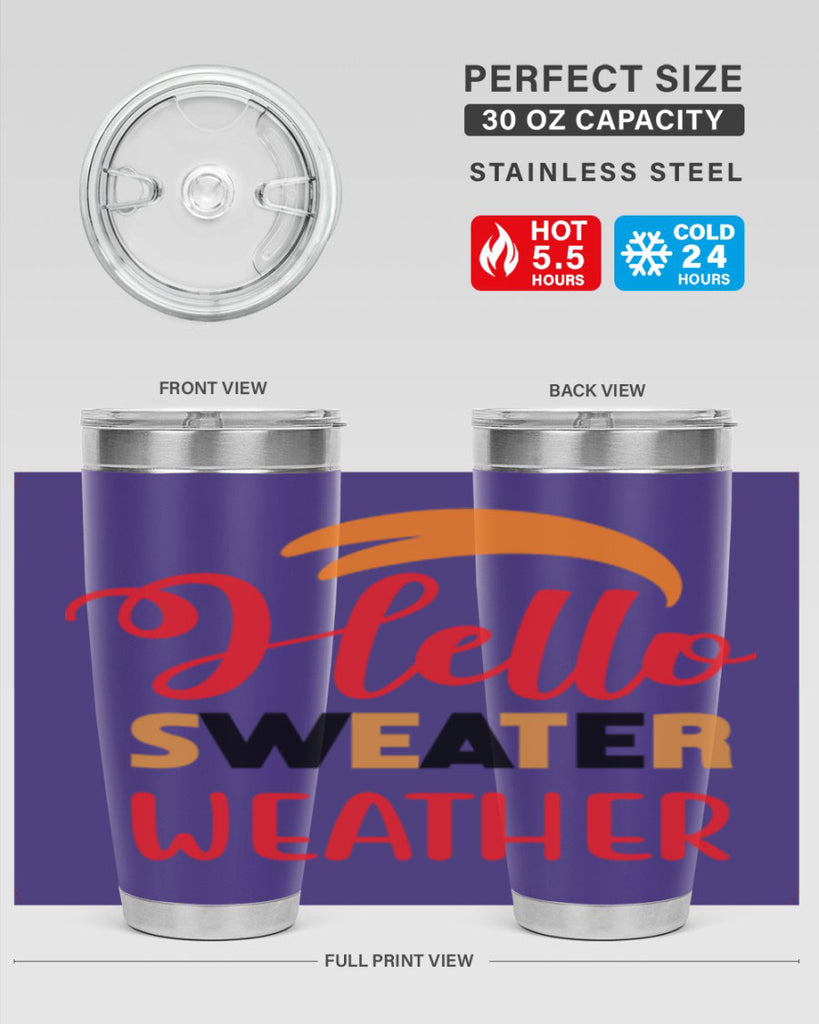 HelloSweaterWeather 301#- fall- Tumbler
