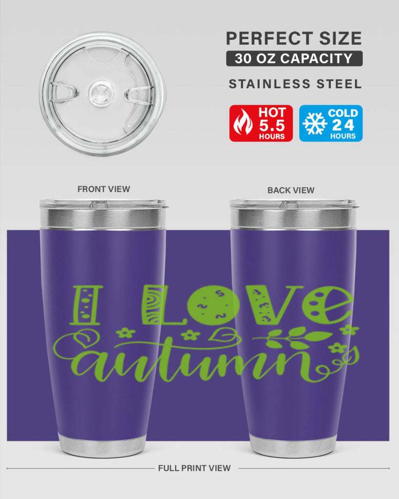 I Love Autumn 325#- fall- Tumbler