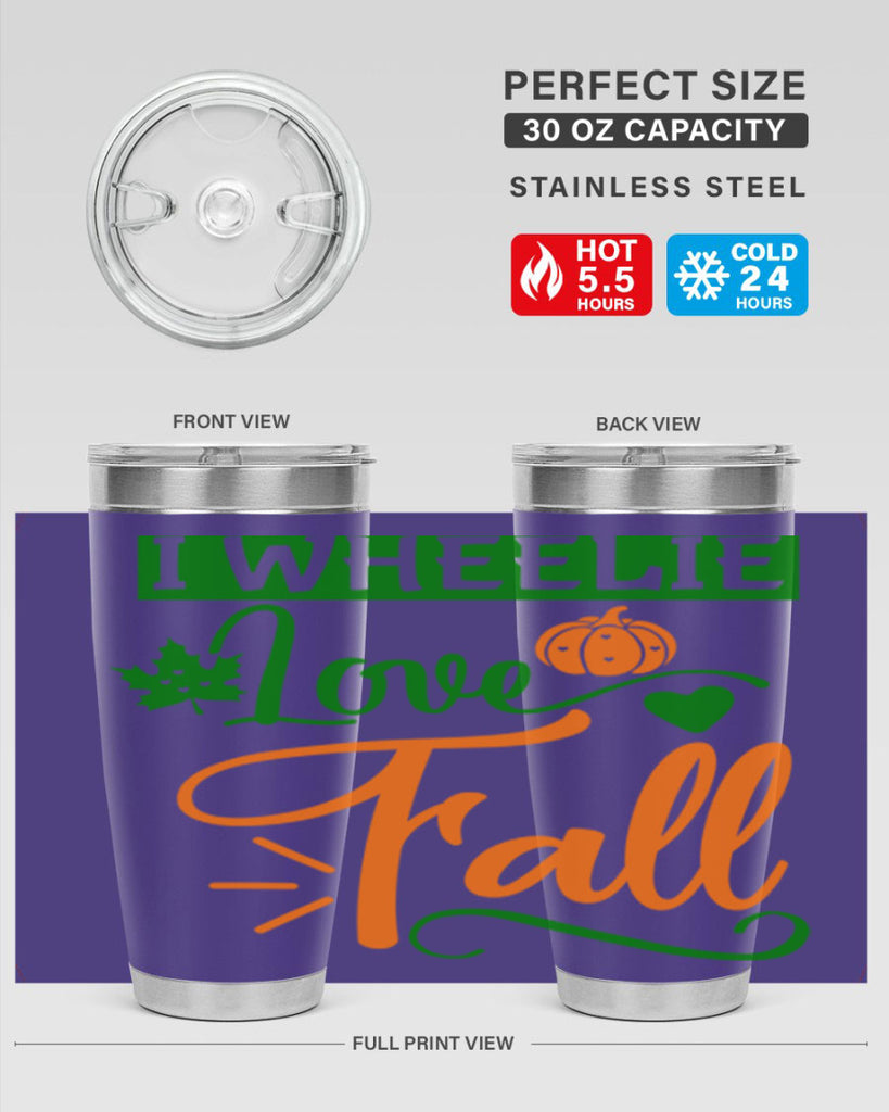 I Wheelie Love Fall 341#- fall- Tumbler