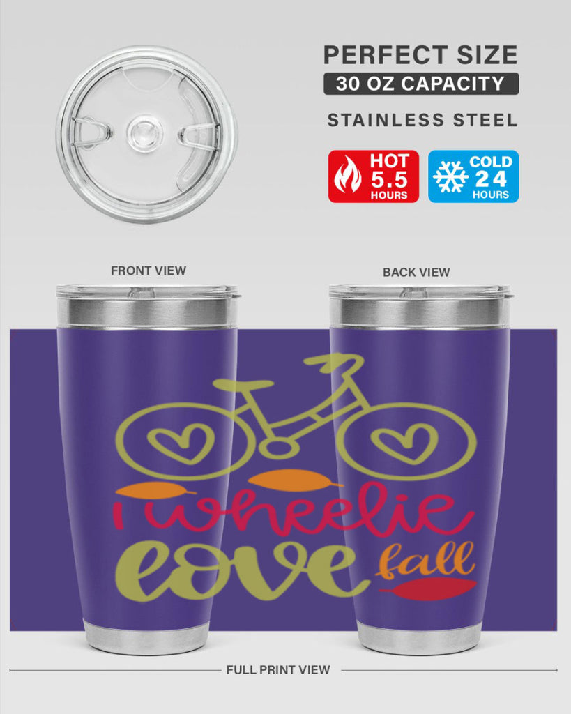 I Wheelie Love Fall 342#- fall- Tumbler