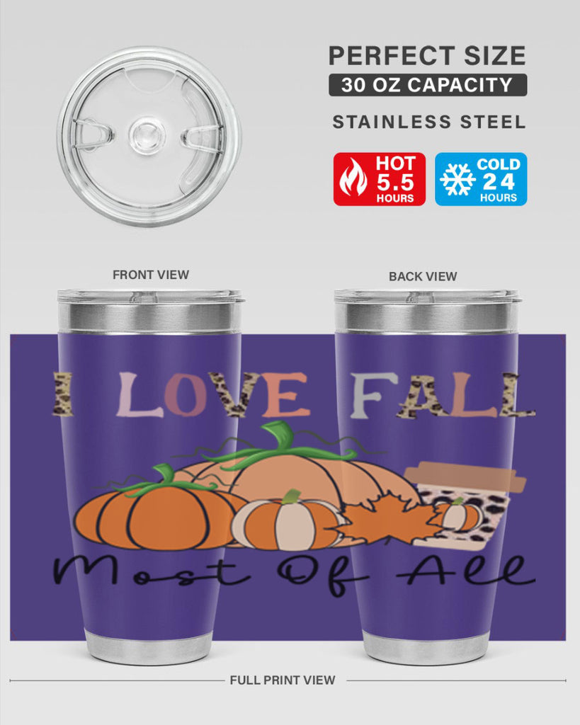 I love fall most of all 326#- fall- Tumbler