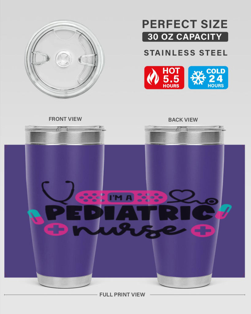 Im A Pediatric Nurse Style Style 154#- nurse- tumbler