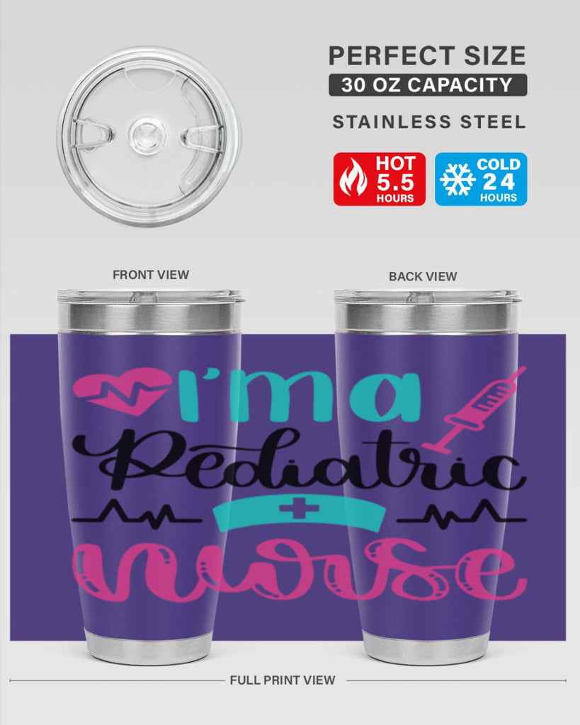 Im A Pediatric Nurse Style Style 155#- nurse- tumbler