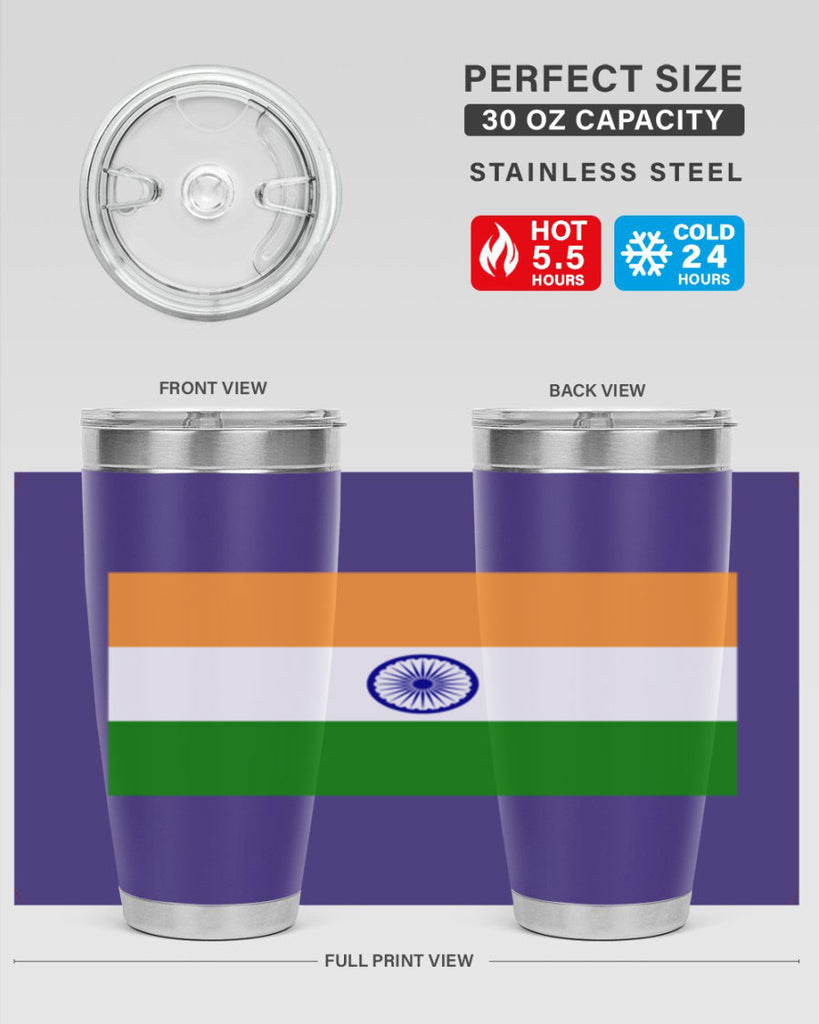 India 121#- world flags- Tumbler