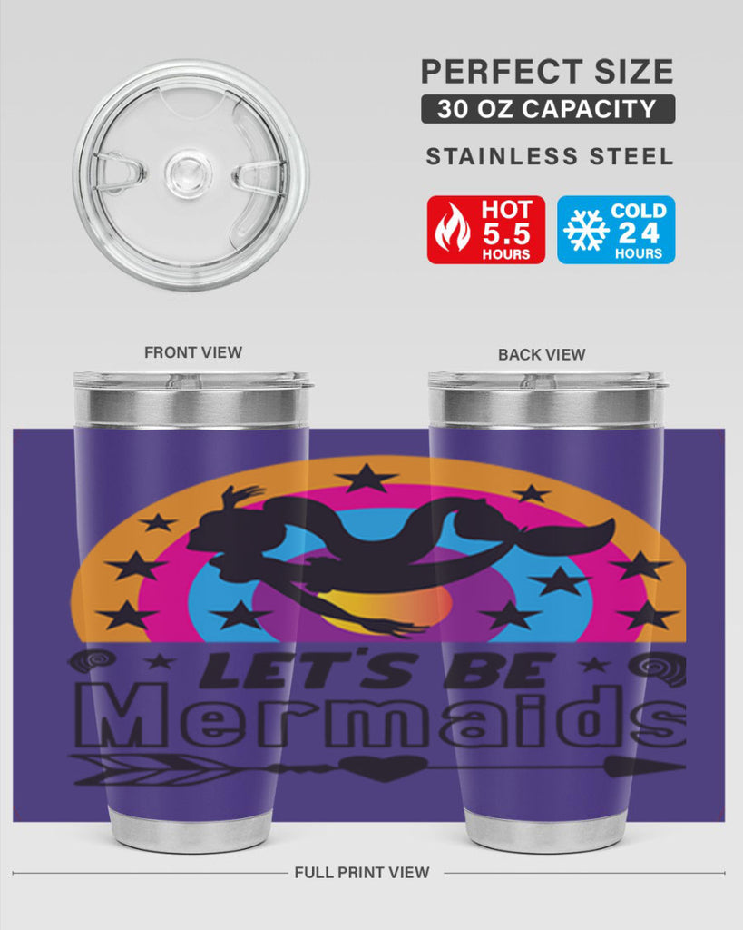 Lets be mermaids 300#- mermaid- Tumbler