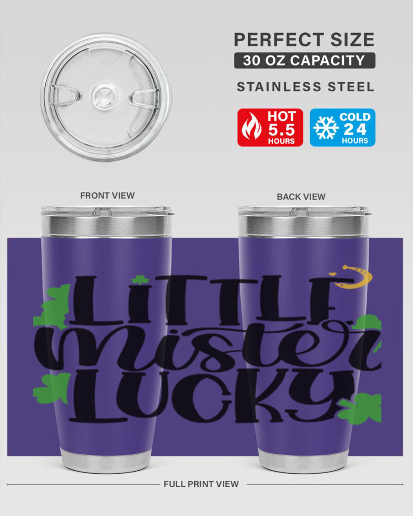 Little Mister Lucky Style 67#- St Patricks Day- Tumbler