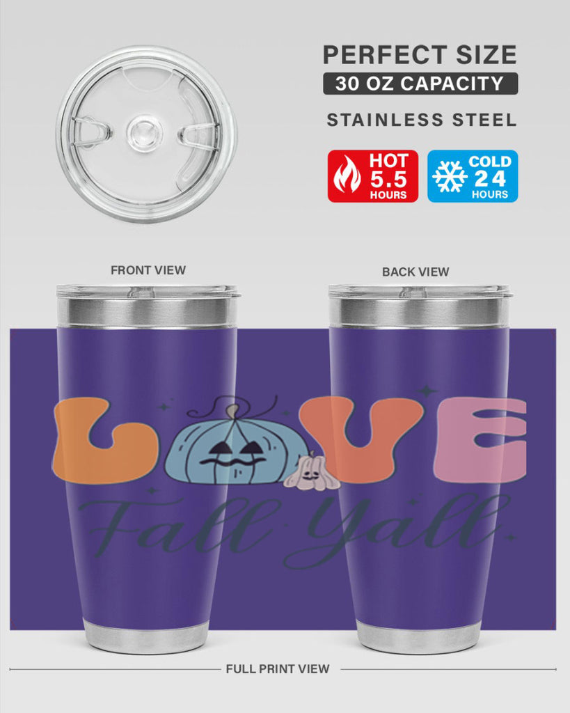 Love Fall Yall 413#- fall- Tumbler