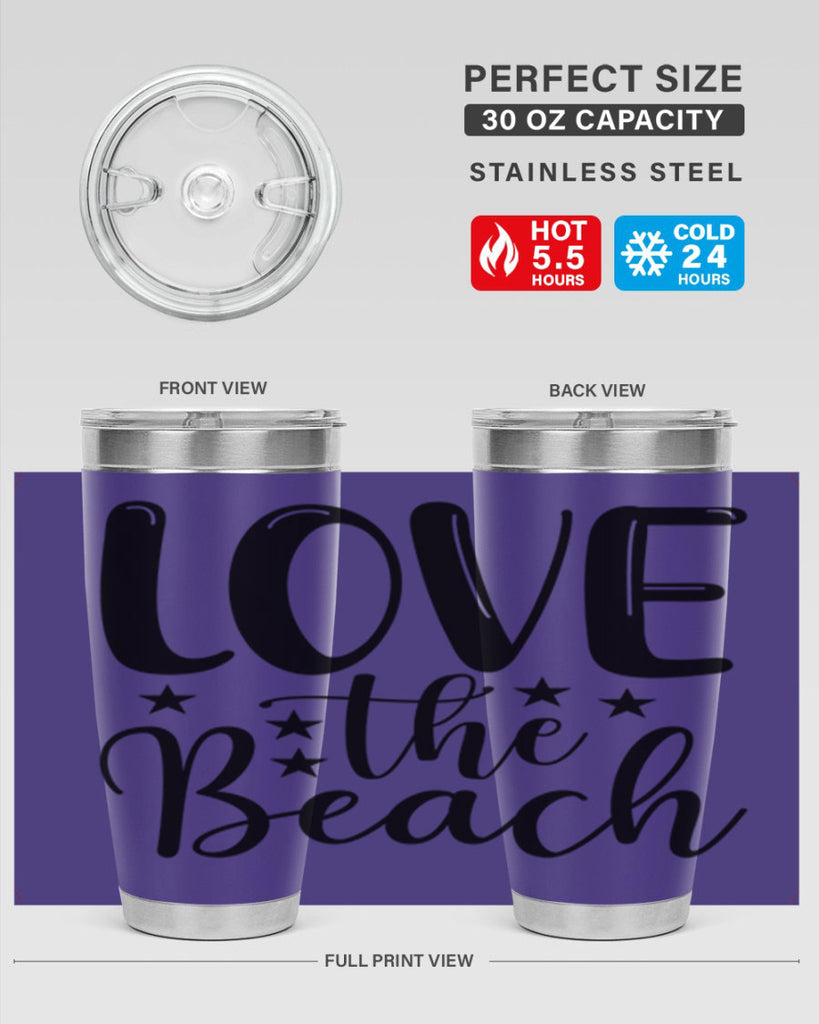 Love The Beach 305#- mermaid- Tumbler