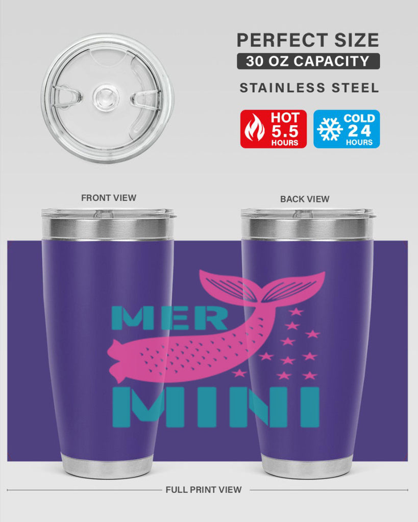 Mer Mini 341#- mermaid- Tumbler