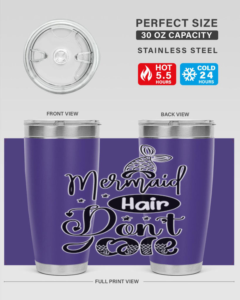 Mermaid Hair Dont Care 407#- mermaid- Tumbler
