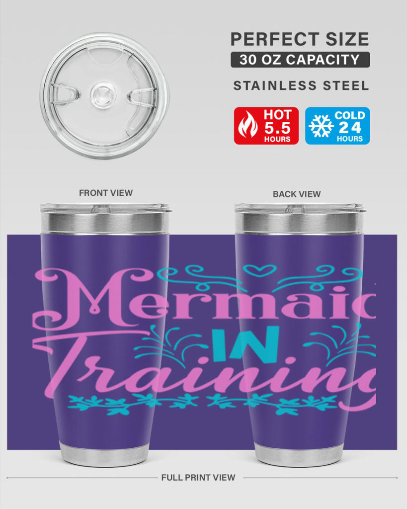 Mermaid In Training 366#- mermaid- Tumbler