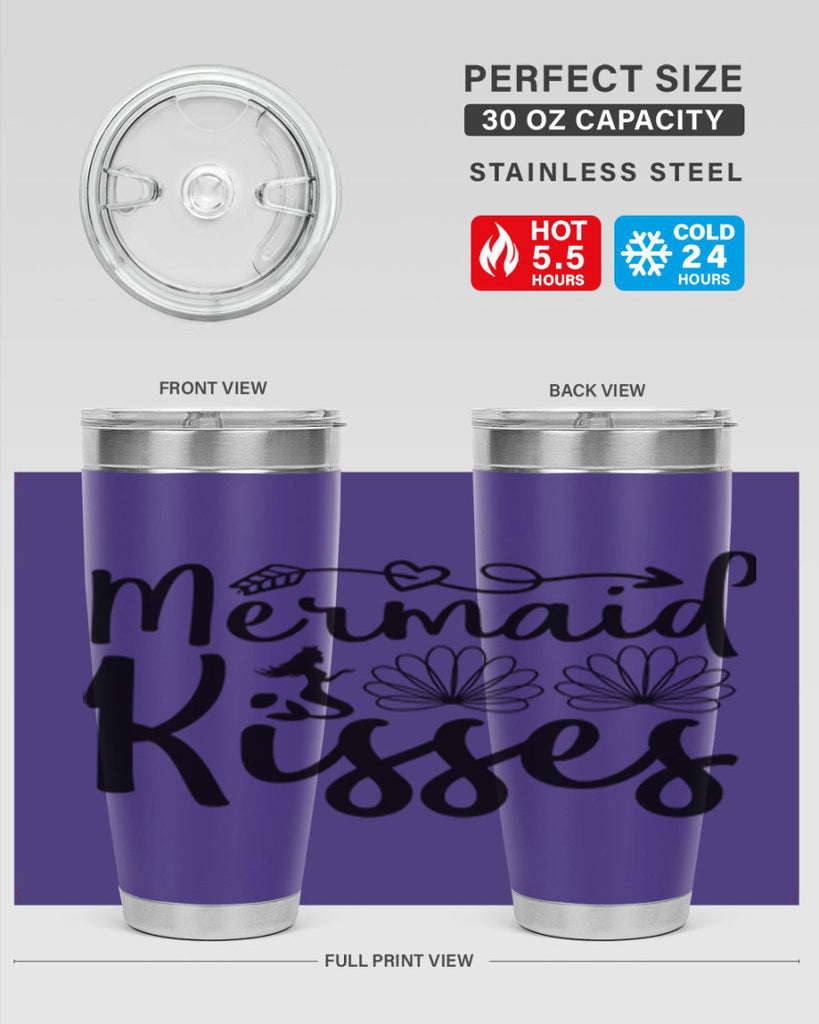 Mermaid Kisses design 427#- mermaid- Tumbler