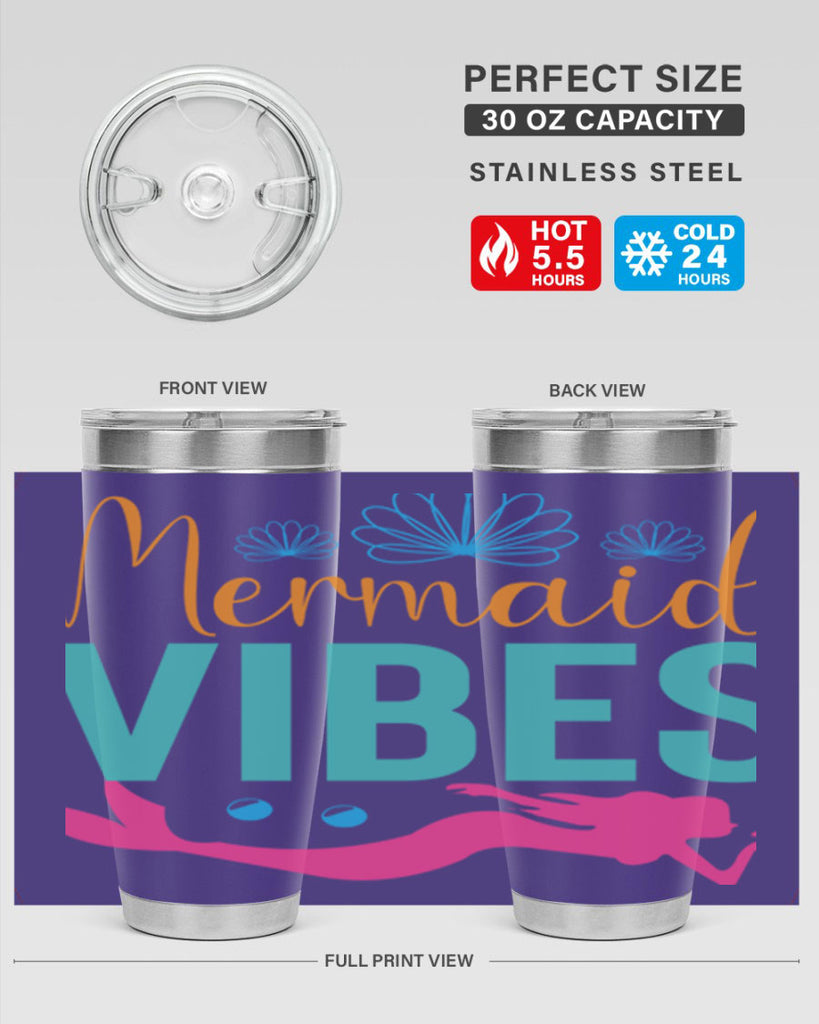 Mermaid Vibes Design 465#- mermaid- Tumbler