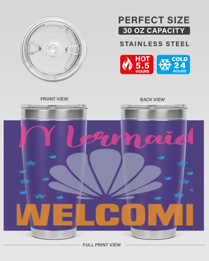 Mermaid Welcome Design 467#- mermaid- Tumbler