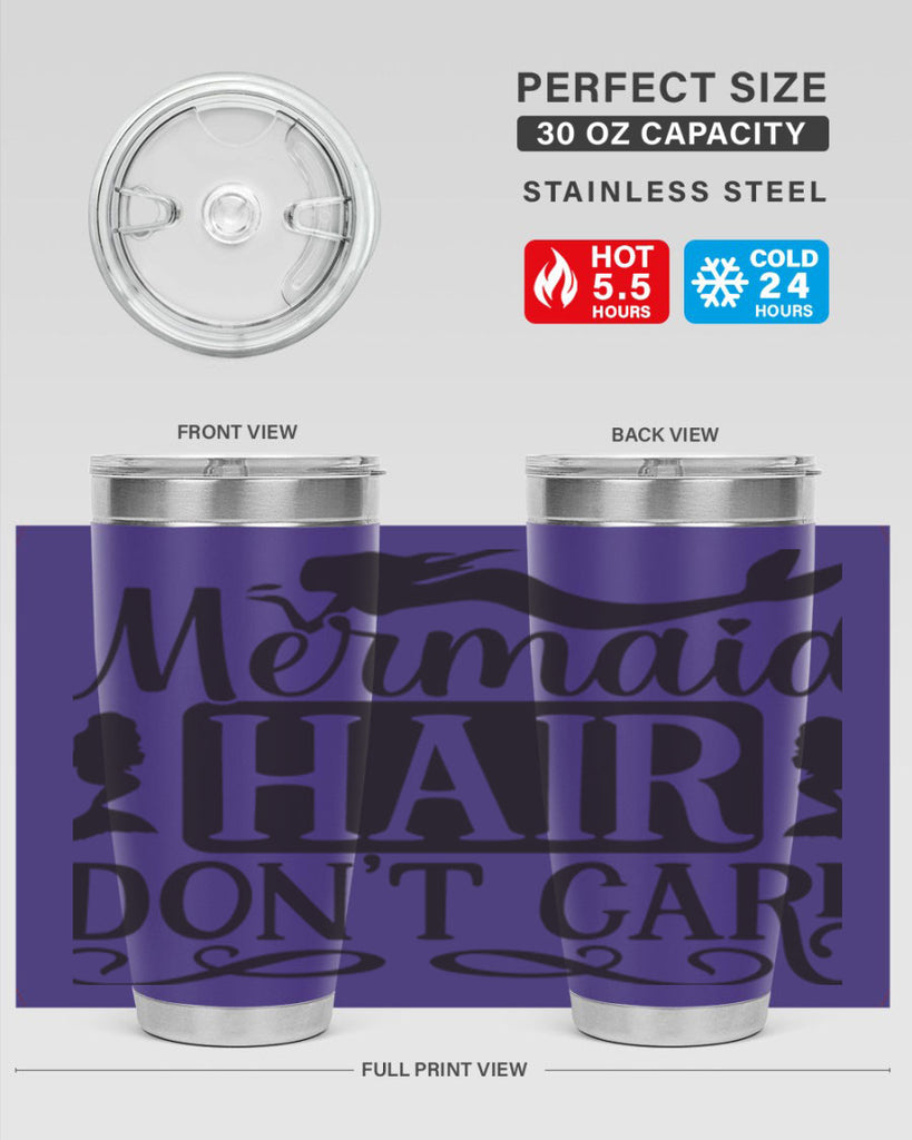 Mermaid hair dont care 409#- mermaid- Tumbler