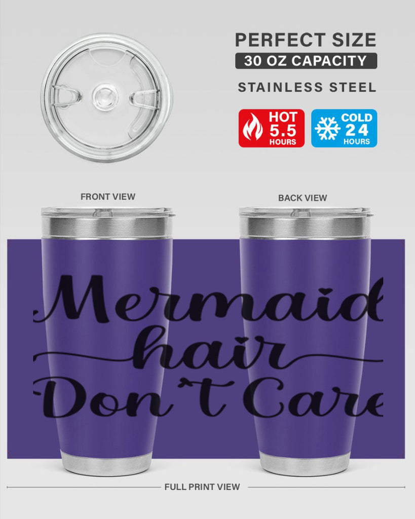 Mermaid hair dont care 412#- mermaid- Tumbler