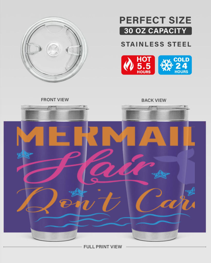 Mermaid hair dont care 414#- mermaid- Tumbler