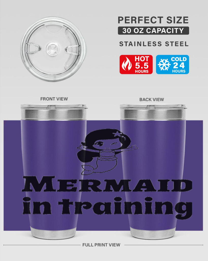 Mermaid in training 422#- mermaid- Tumbler