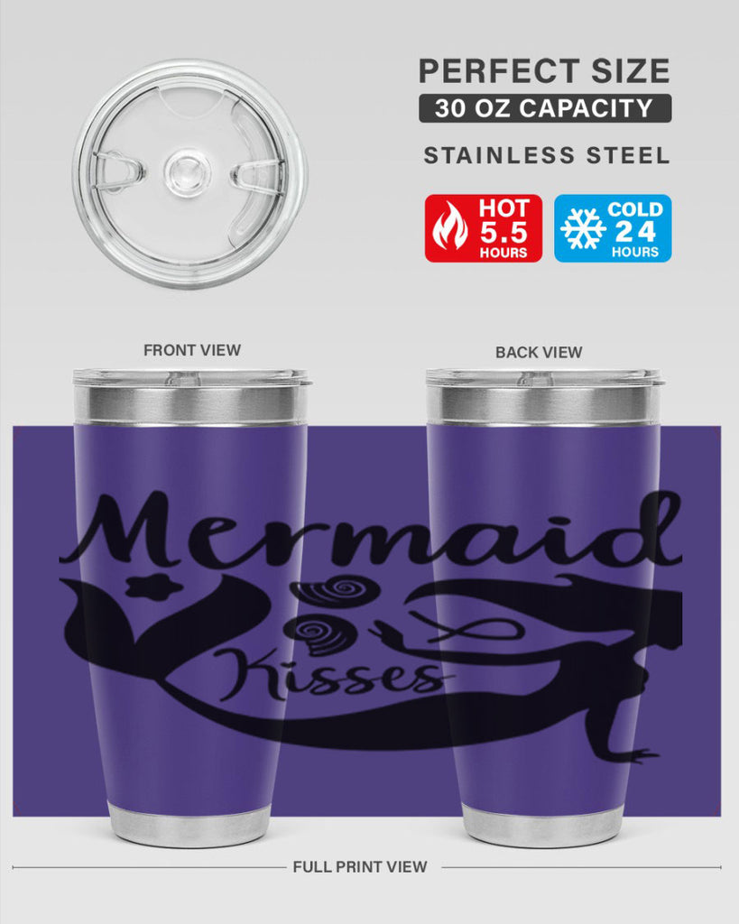 Mermaid kisses design 428#- mermaid- Tumbler