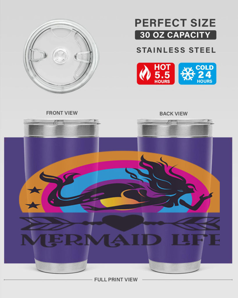 Mermaid life 431#- mermaid- Tumbler