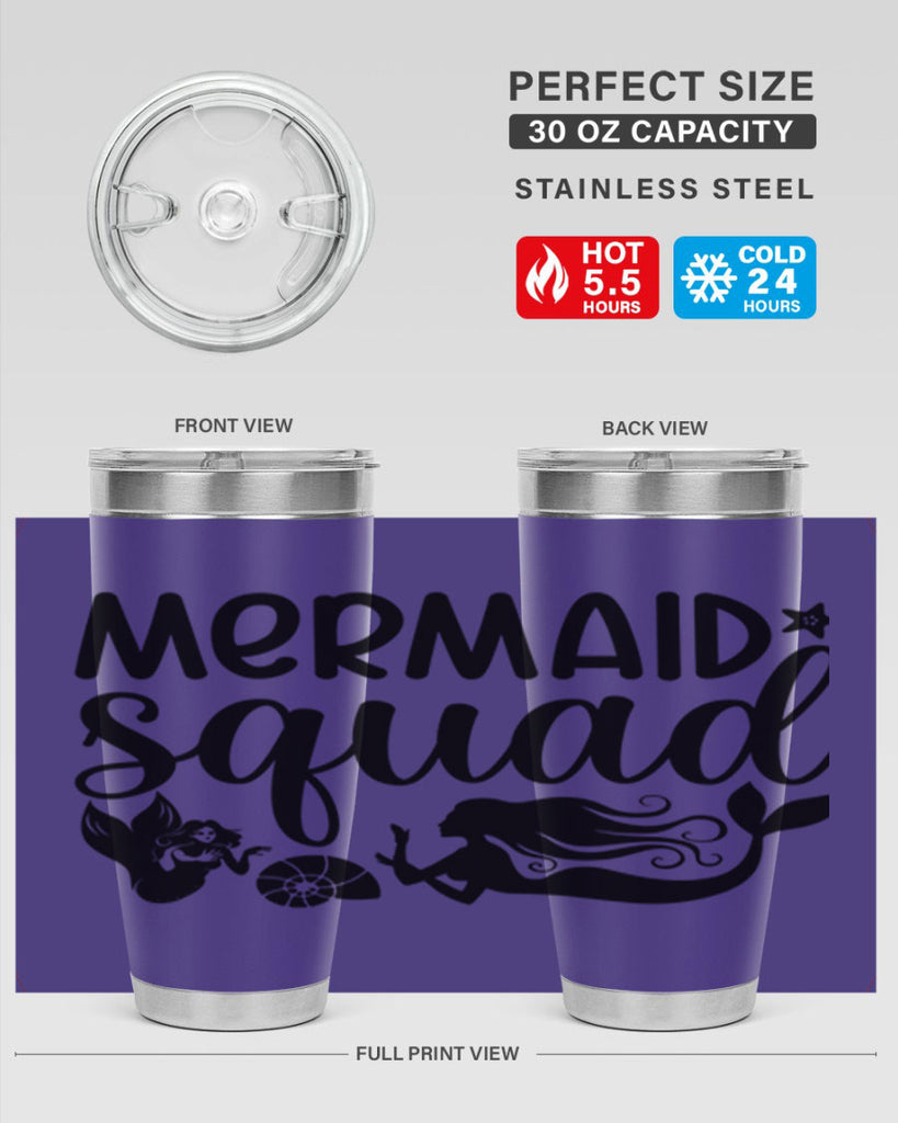 Mermaid squad 447#- mermaid- Tumbler