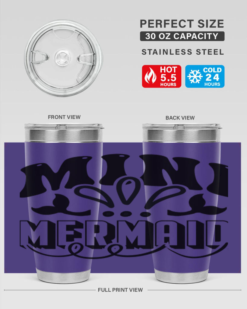 Mini mermaid 507#- mermaid- Tumbler