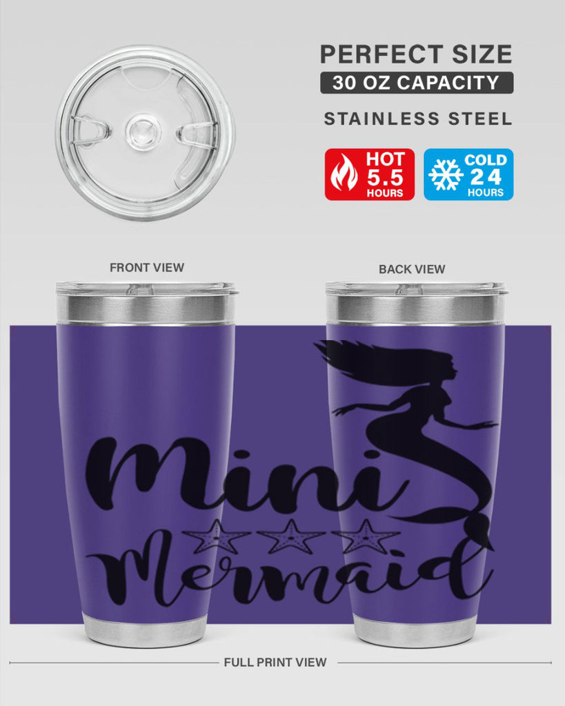 Mini mermaid 512#- mermaid- Tumbler