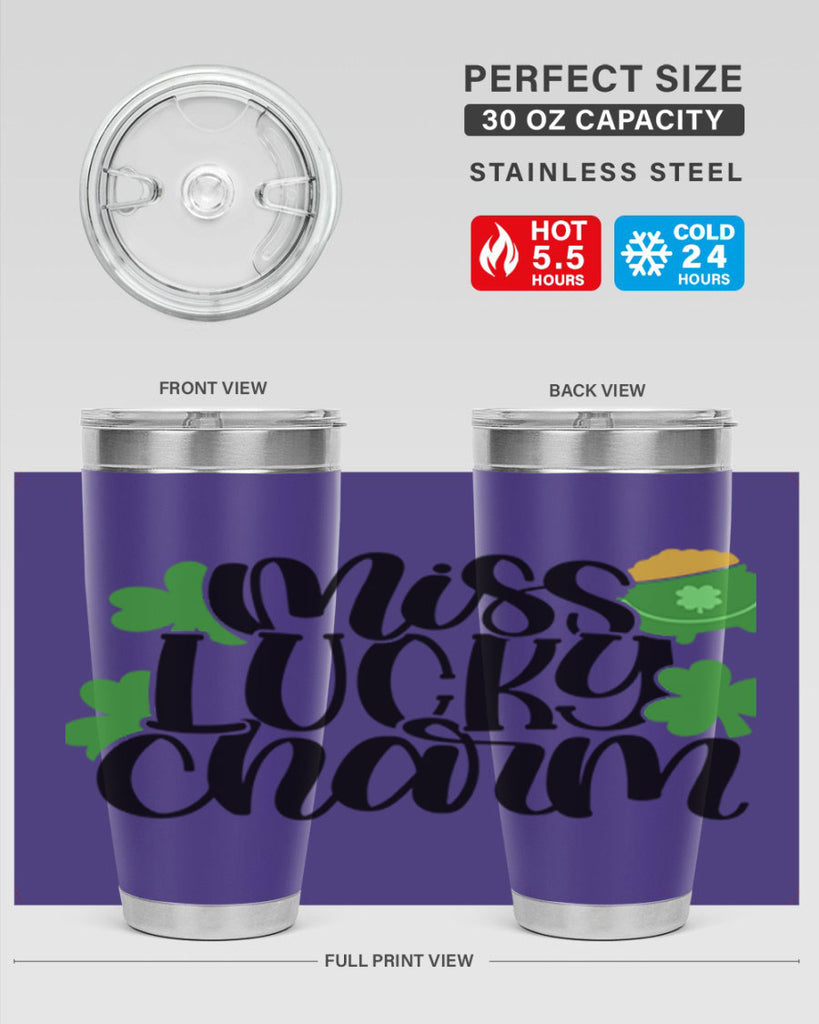Miss Lucky Charm Style 48#- St Patricks Day- Tumbler