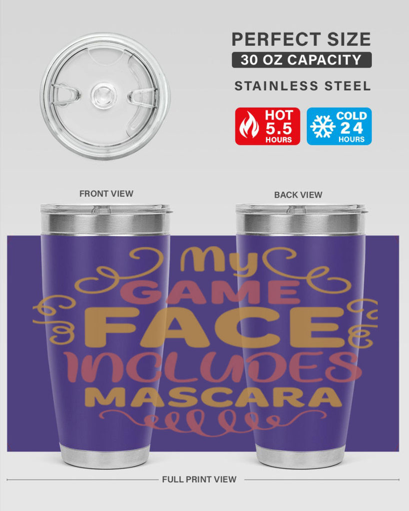 My Game Face Includes Mascara 127#- fashion- Cotton Tank