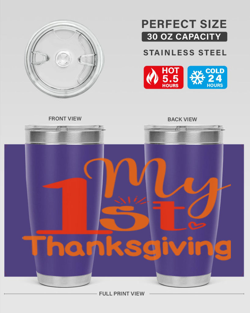 My st Thanksgiving Design 431#- fall- Tumbler