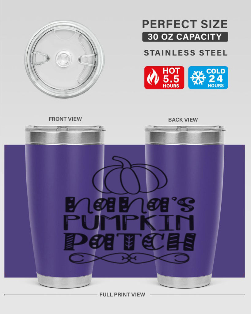 Nana s Pumpkin Patch 439#- fall- Tumbler