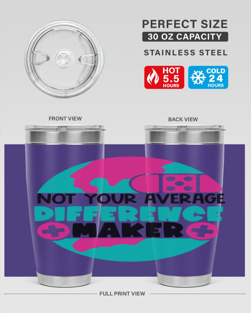 Not Your Averange Difference Maker Style Style 122#- nurse- tumbler