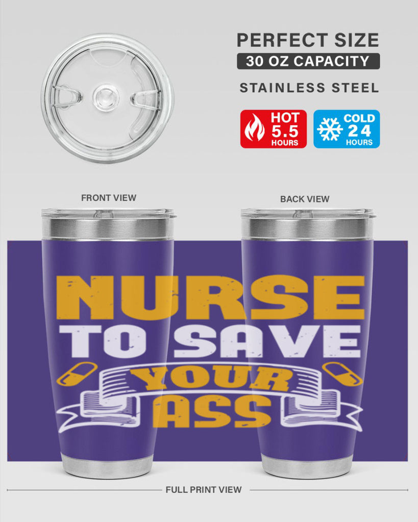 Nurse to save your ass Style 275#- nurse- tumbler