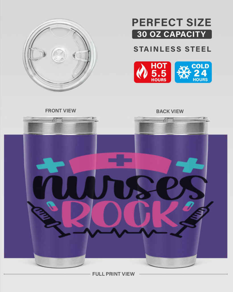 Nurses Rock Style Style 79#- nurse- tumbler